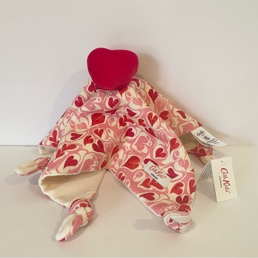 Cath Kidston Lovey Marble Hearts Ditsy Comforter Blanket  Kids Soother NEW bnwt